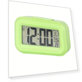 Smart Digital Alarm Clock with Black White LCD Display — Alarms & Clocks, Mode Closet