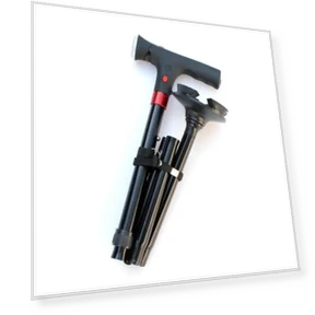 Smart Folding Cane with Flashlight and SOS Signal — Flashlights, COOKING-MALL