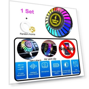 Smart LED Car Air Freshener with Music Sync — Car Air Fresheners, Motorgo