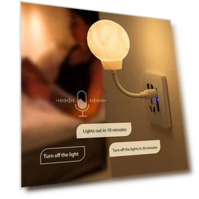 Smart Moon Lamp with Remote Control — Creative Lighting Solutions, JNchenzhi