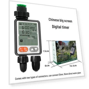Smart Rain Sensor Timer for Drip Irrigation with Large Screen for Plant Walls — Microprocessors, ToolCraft