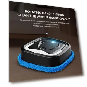 Smart Robot Vacuum and Mop Dual Purpose for Wet/Dry Cleaning — Foam, ToolCraft