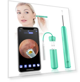 Smart Visual Ear Wax Cleaner with Camera — Otoscopes, Mode Closet