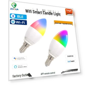 Smart WiFi Candle — Incandescent, Tuya
