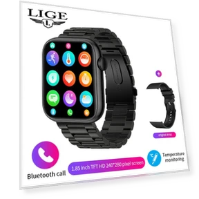 Smartwatch with Body Temperature Monitoring — Smartwatches, LIGE