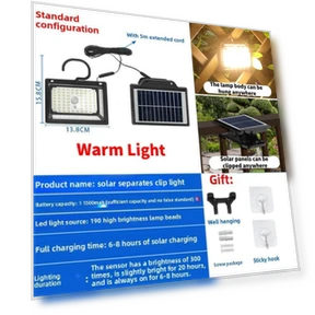 Solar Outdoor Wall Light — Outdoor Security & Flood Lighting, WIN-WIN