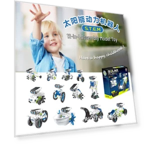 Solar Robot Building Kit 12-in-1 — Solar Power, CreativeCorner