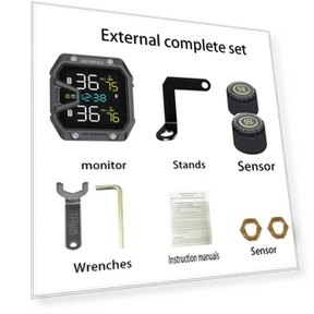 Tire Pressure Monitoring System with External Sensors — TPMS Sensor Replacements, Auto Launcher