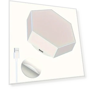 Touch Night Light RGB Geometric Module — Bases, COOKING-MALL