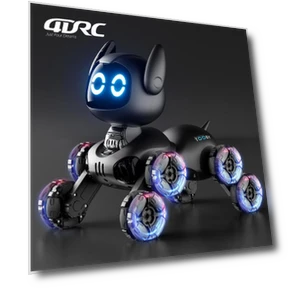 Transformable Remote Control Robot Dog Toy — Interactive Animal Companions, 4DRC