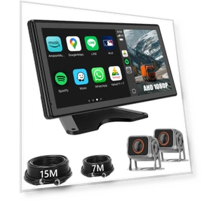 Truck Monitor Kit with Touch Screen and Rear View Camera — Rearview Cameras for Cars, Zen-Japan Electronics
