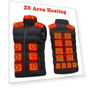 Unisex USB Heated Vest for Skiing and Fishing — Base Layers, UrbanEdge