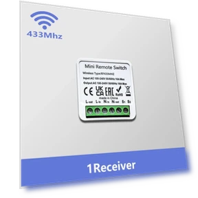 Wireless Relay Switch Module — Remote Controls, COOKING-MALL