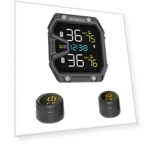 Wireless Tire Pressure Monitoring System with External Sensors — TPMS Sensor Replacements, Mode Closet