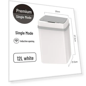 Automatic Induction Trash Can with Lid — Waste Management Solutions