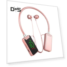 Bluetooth Neckband Headphones with LED Display — Over-Ear Headphones, Enjoy Smart Home