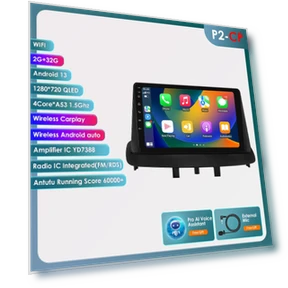 Car Radio with Android 12, GPS, and CarPlay — In-Dash, Hizpo