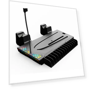 Cooling Station with Dual Controllers — Mounts & Stands, FourAll Video Games Accessories