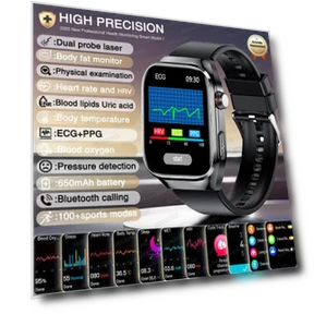 Health Smartwatch with AI Laser Diagnostics — Smartwatches, QLY Online