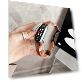 Leather Watch Strap — Bases, Xiaomi