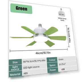 LED Ceiling Fan with Remote Control — Ceiling Fans, KITCHEN-MALL