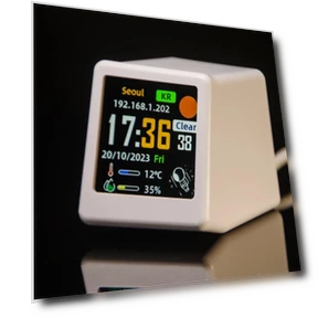 Mini Wi-Fi Alarm Clock with Weather — Alarms & Clocks, Daily necessities-V