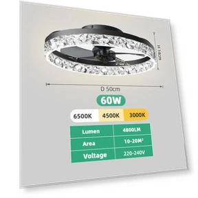 Modern Ceiling Fan with Lighting — Ceiling Fans & Accessories, Seahorse Home