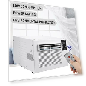 Portable Small Air Conditioner with Smart Remote Control — Fittings, Ideal World