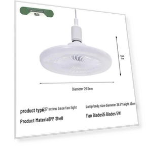 Smart Dimmable Ceiling Fan with Light and Remote Control — Ceiling Fans, Juncheng