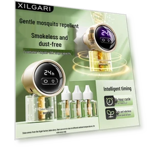 Smart Electric Mosquito Repellent Device and Liquid Set — Foam, XILGARI