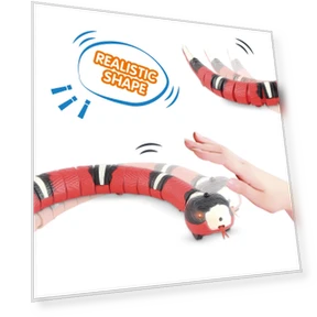 Smart Sensing Snake Cat Toy — Interactive Animal Companions, BEYCED