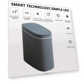 Smart Touchless Trash Can — Lid & Tank Covers, Pro DIY Tool