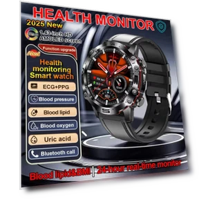Smart Watch for Men with Health Monitoring and Fitness Tracking — Smartwatches, ElectronicsHome