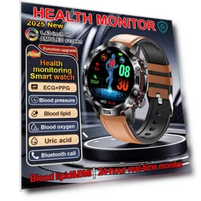 Smart Watch for Men with Health Monitoring — Smartwatches, ElectronicsHome