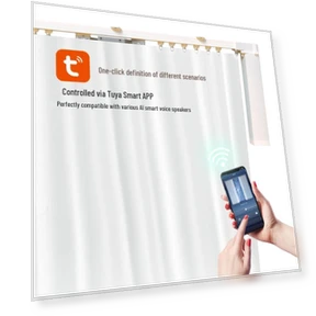 Smart Wi-Fi Motor for Curtains — Rod Couplers, GadgetGrip