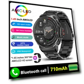 Smartwatch Strap with HD Display and Health Monitoring — Smartwatches, Samsung