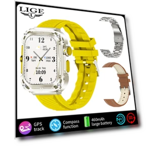 Smartwatch with GPS Tracker and Wireless Charging — Smartwatches, LIGE