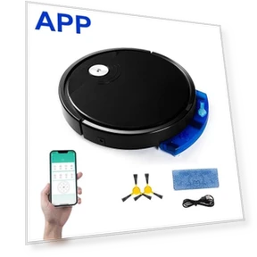 Super Quiet Robot Vacuum with App Control, Sweeping and Wet Mopping — Smart Cleaning Robots, First choice