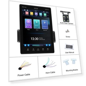 Vertical Touchscreen Car Multimedia Player — Dashboard Cameras, Car steward