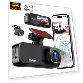 WiFi 4K HD Dual Lens Video Recorder — Foam, ToolCraft