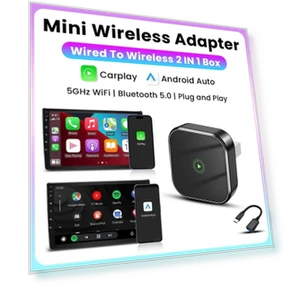 Wireless CarPlay and Android Auto Adapter — Phone Accessories, Meiteai