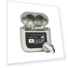 Wireless Headphones with Touch Screen and LCD Display — Over-Ear Headphones, VAORLO