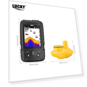 Wireless Portable Color Screen Smart Fish Finder — Marine Navigation Systems, LUCKY