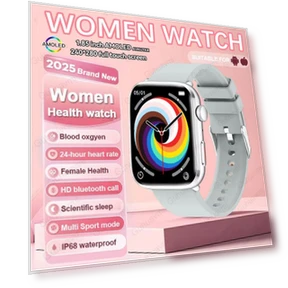 Women's Smart Watch with AI Health Monitoring — Smartwatches, QLY Online