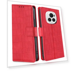 Crocodile Texture Flip Stand Phone Cover — Smartwatch Protectors, Smartwatch 2025