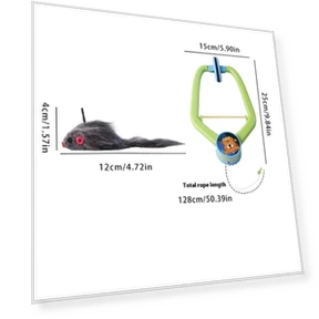 Electric Smart Hanging Door Toy — Cat Playthings, Tennies