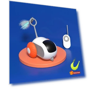 Interactive Smart Toy Car for Cats — Cat Playthings, pet safe