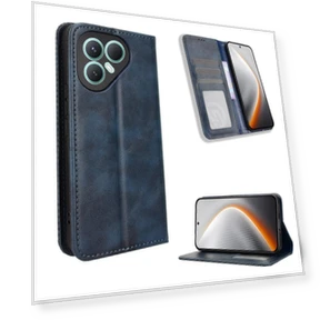 Leather Case Wallet Stand with Retro Texture — Flip Cases, Smartwatch 2025