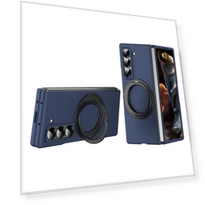 Magnetic Phone Case with Tempered Glass Screen Film — Phone Accessories, Smartwatch 2025