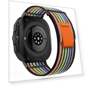 Nylon Watch Band Adjustable Loop Fastener Strap — Bands, Smartwatch 2025